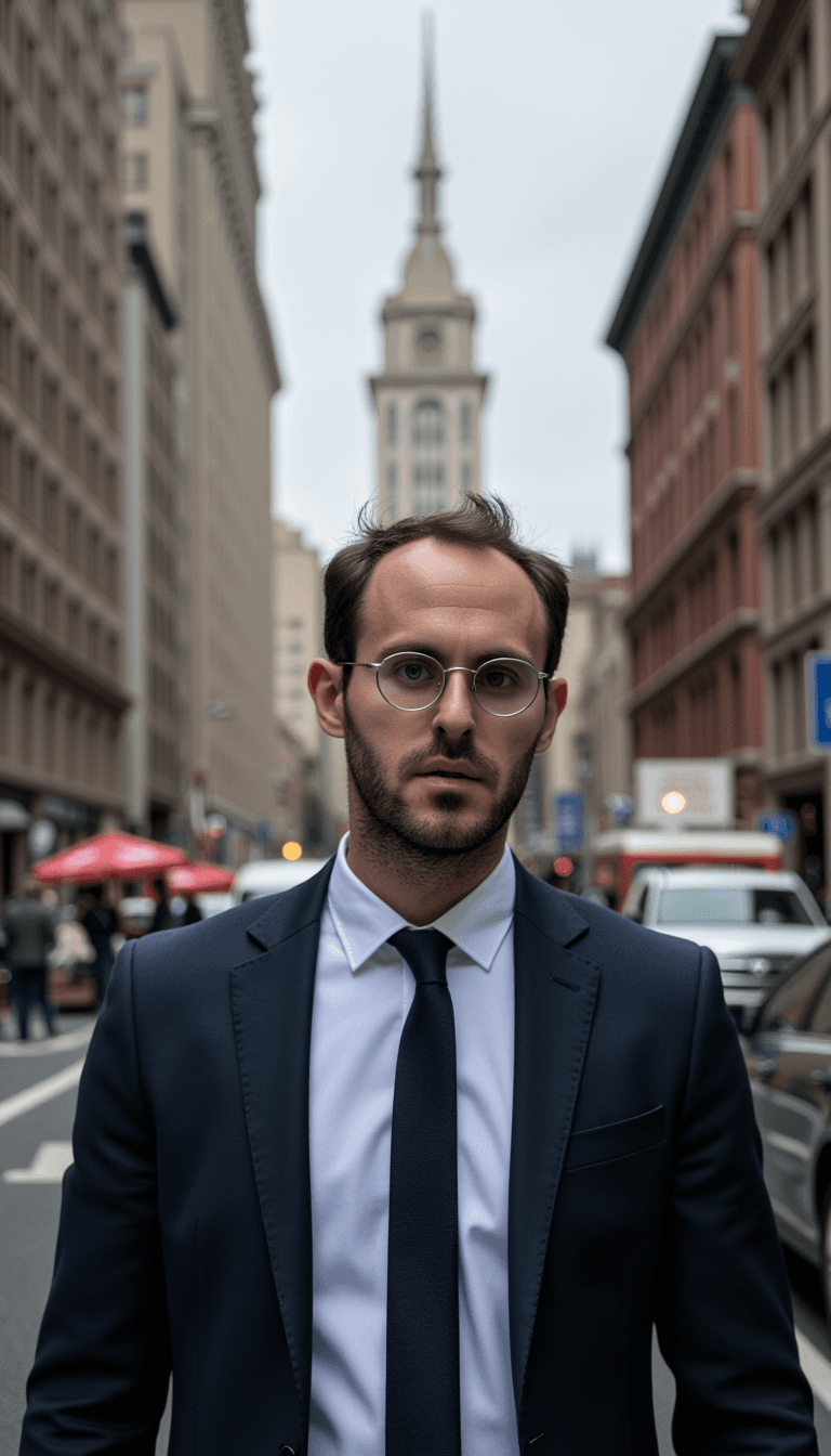 AI professional headshot example