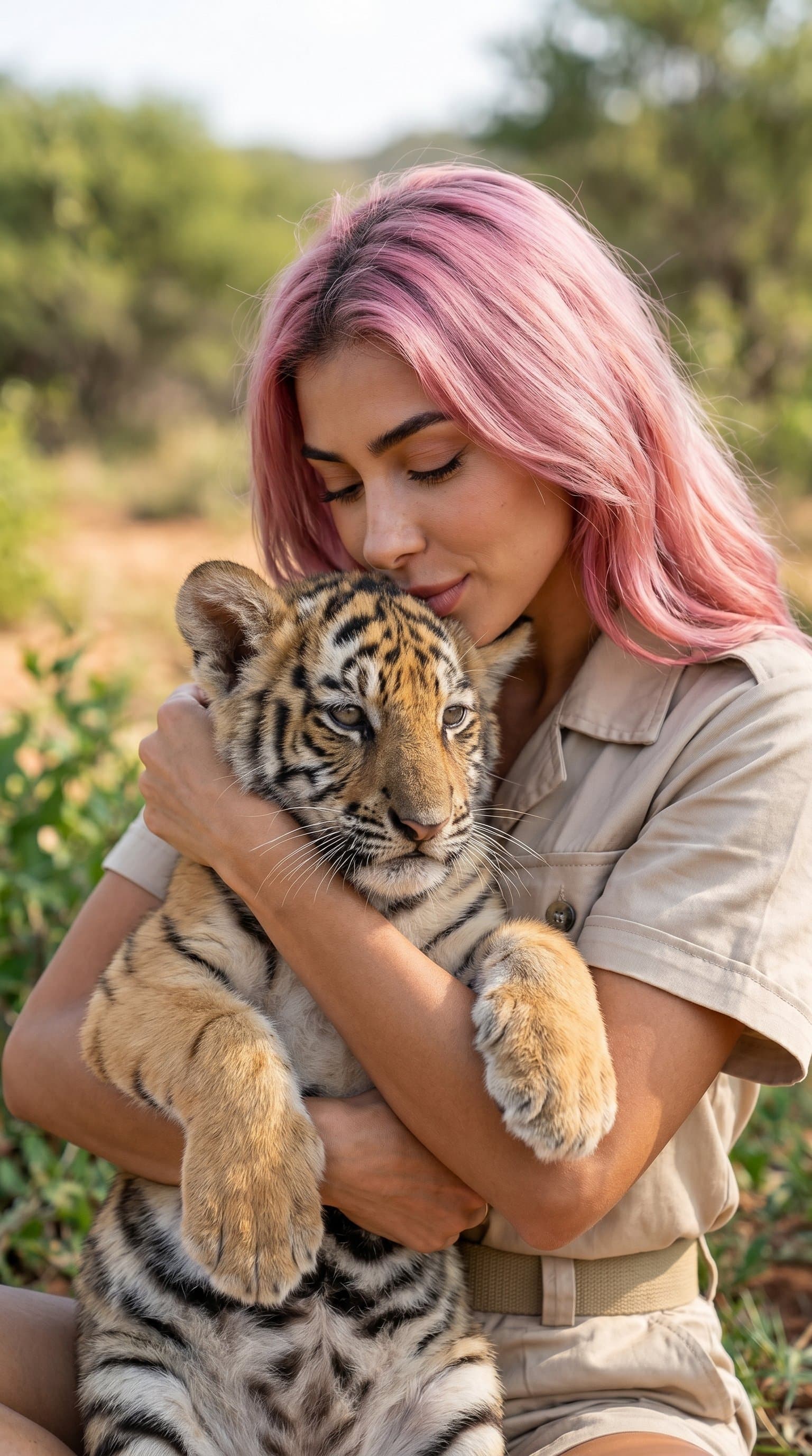 Use the uploaded photo as the only identity refere