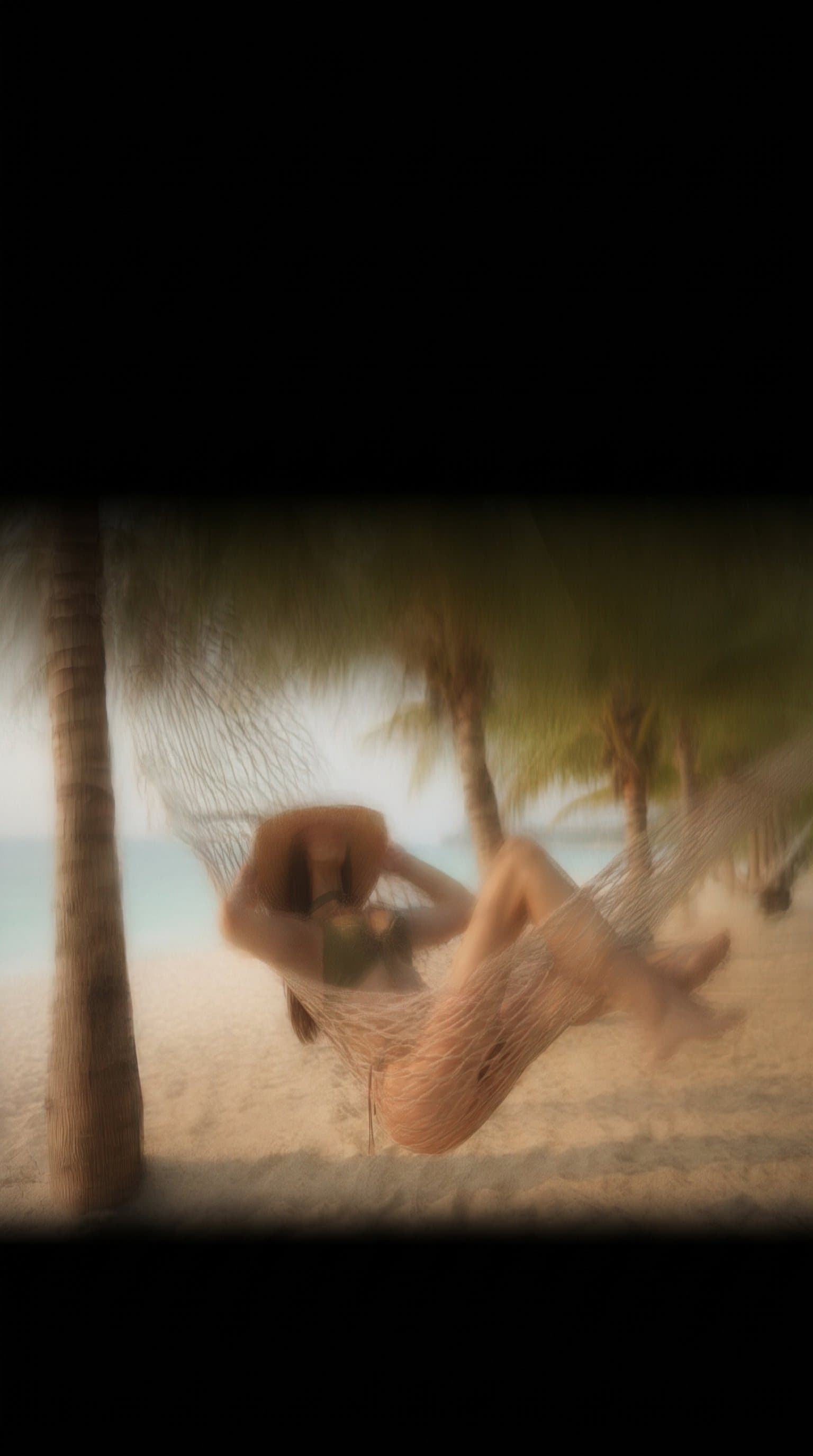 A woman in a classic devil costume, lounging in a