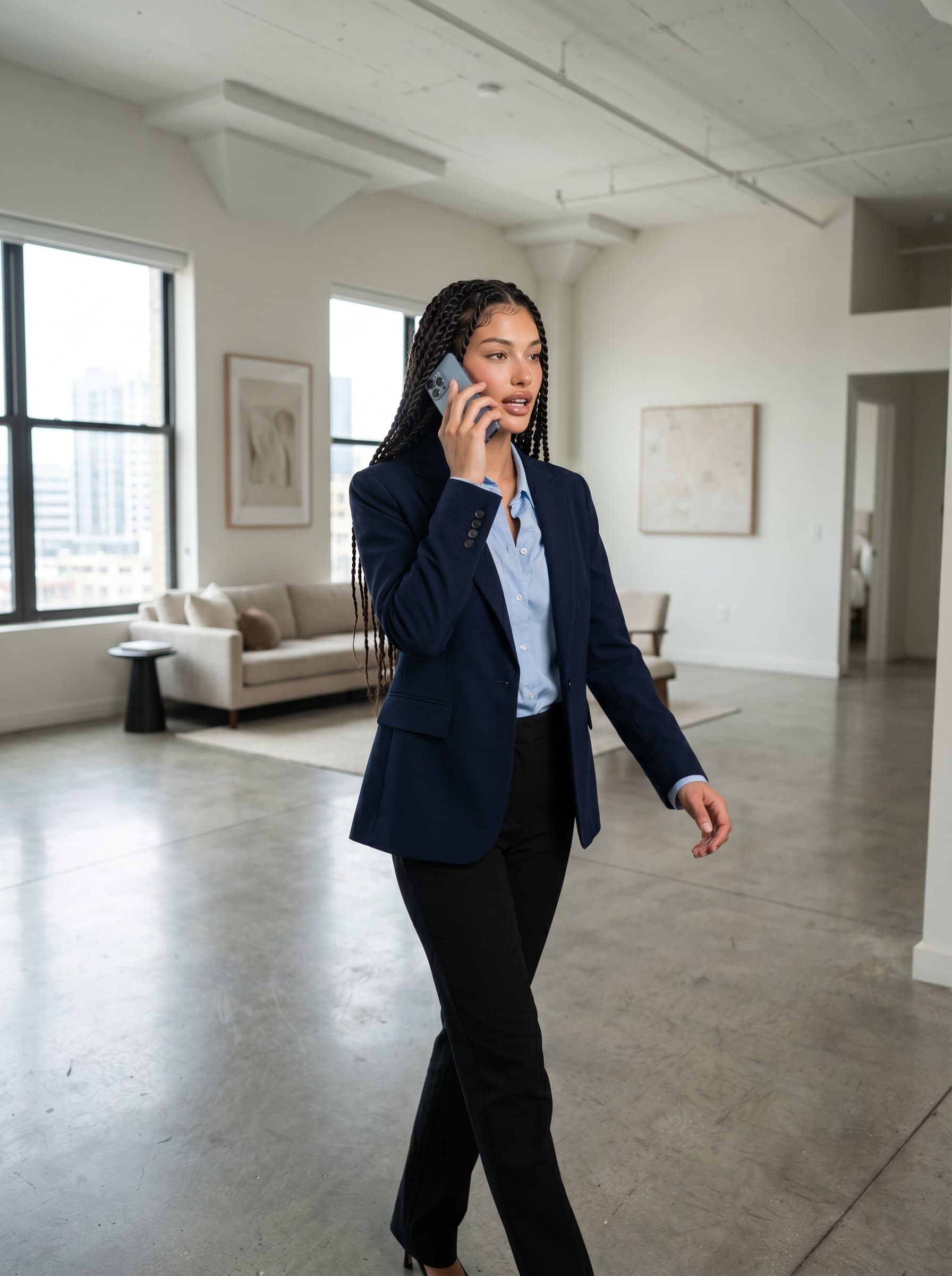 Capture the essence of a professional in a busines