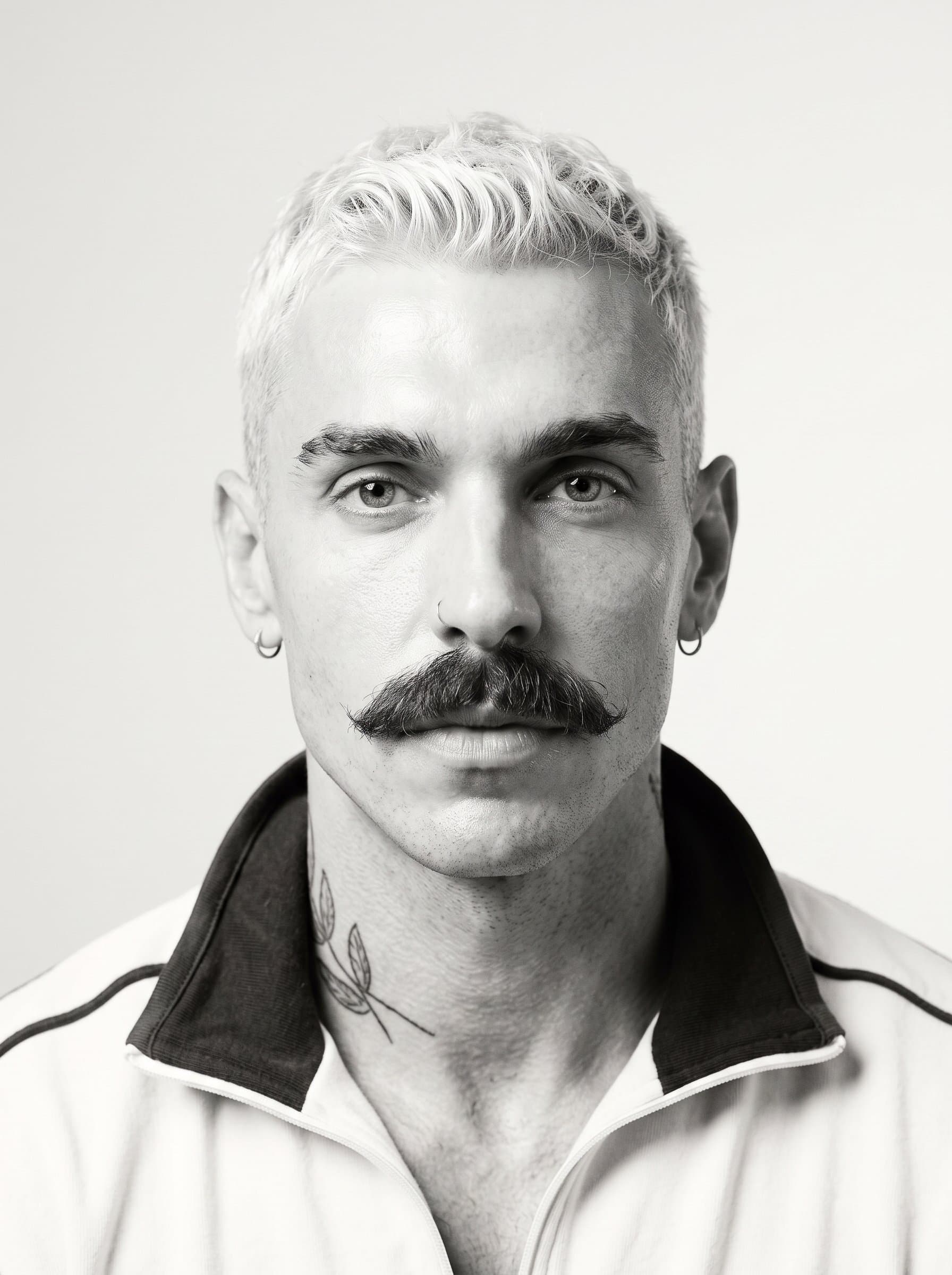 Minimalist headshot in black-and-white, emphasizing simple lines and a serene expression. Excellent for a channel that values simplicity and clarity in content delivery.